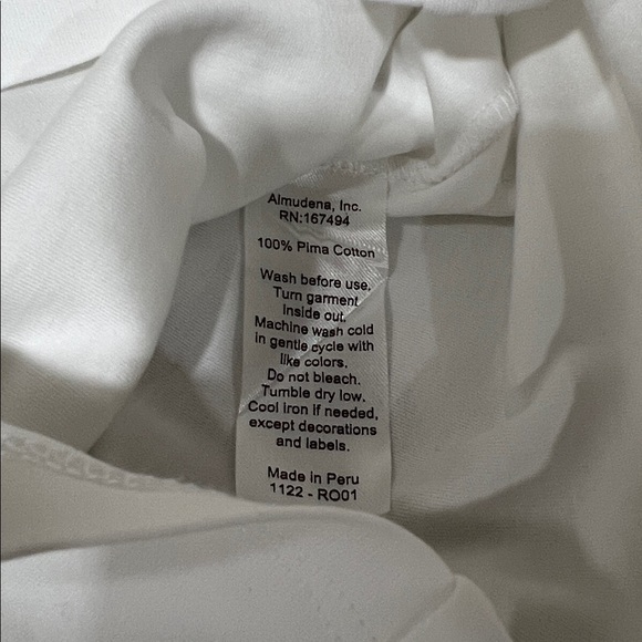 almudena navy rocking horses smocked romper size 18M made in Peru Pima Cotton - Picture 11 of 11